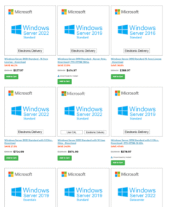 Microsoft Widows server DirectDeals